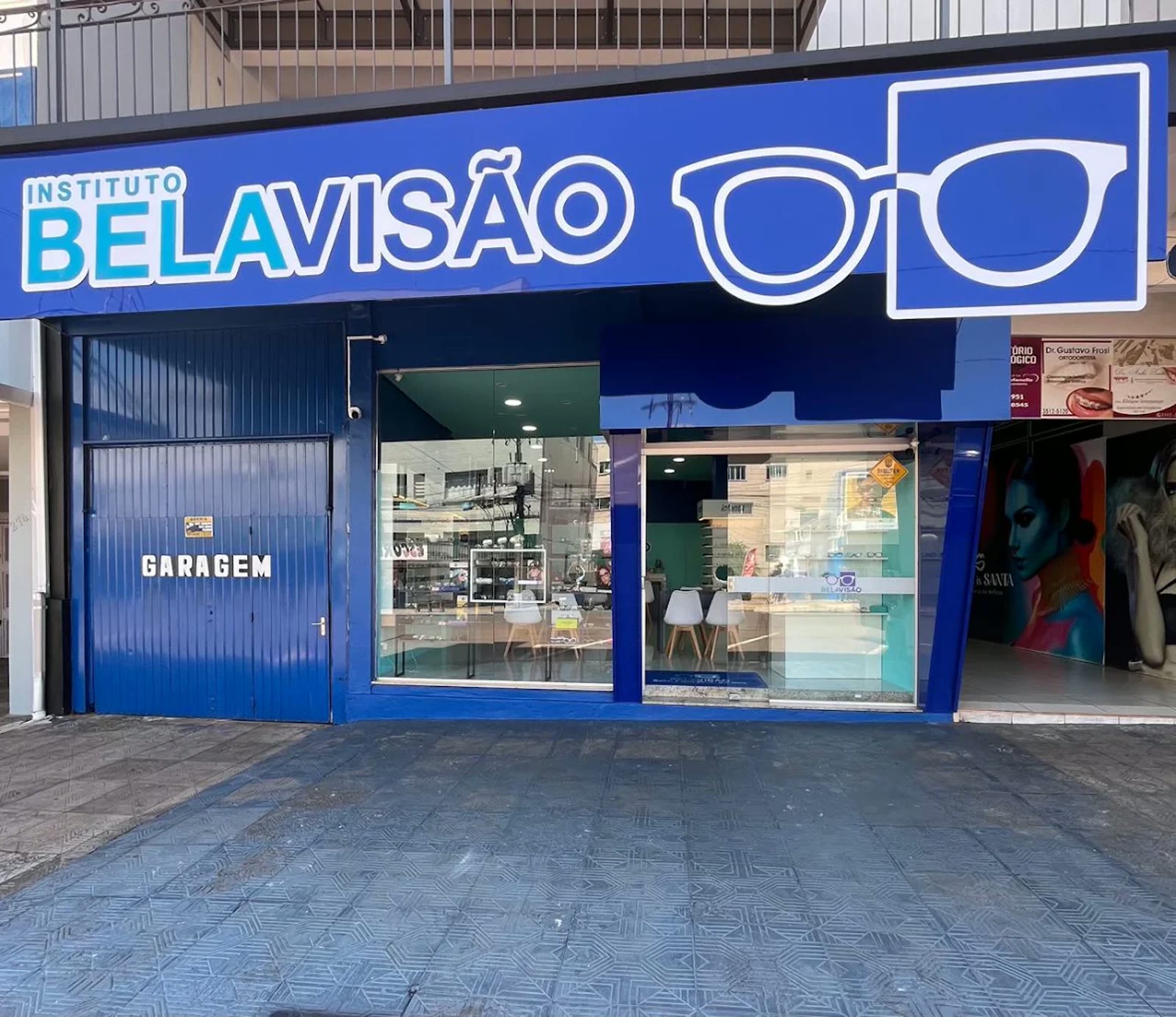 Fachada da loja de Santa Rosa